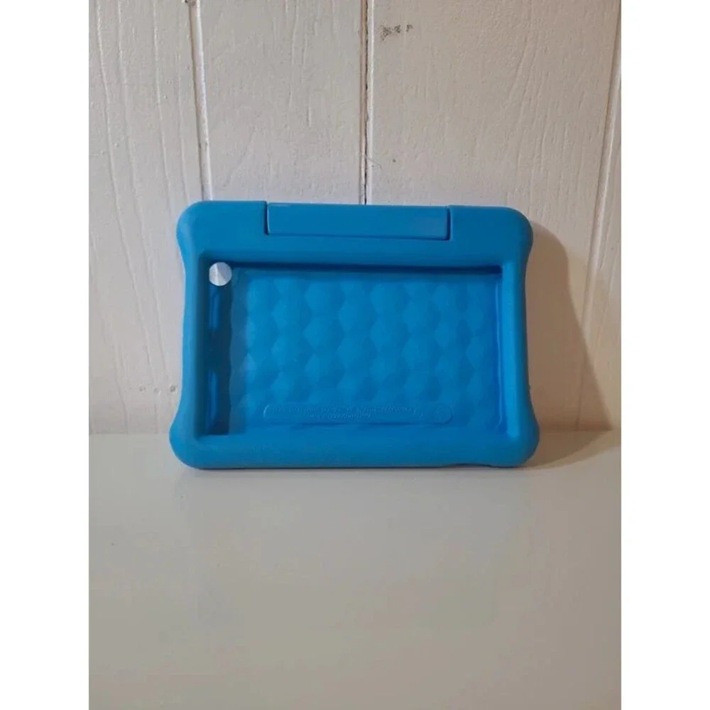 Case Only - Amazon Fire 7 Tablet Blue Teal Boys Kids Childproof Padded w/ Stand